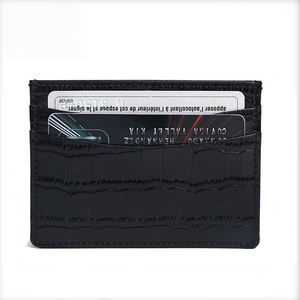X418 กระเป๋าใส่บัตรลายจระเข้ PU รุ่นใหม่ขายดี กระเป๋าใส่บัตรหนัง PU แฟชั่น ที่ใส่บัตรสุดหรู ของขวัญสุดพิเศษ - Product Image 4