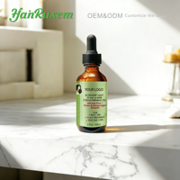 Huile Essentielle Capillaire Bio Pure et Naturelle à l'Extrait de Plantes, Traitement Croissance et Nourrissant, Romarin et Menthe, Marque Blanche