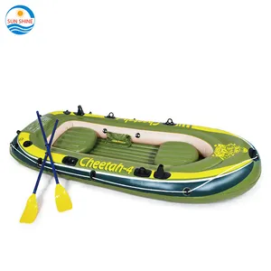 Trung Quốc Hồ Sông Công Viên Giải Trí Dành Cho Người Lớn Trẻ Em 4 Người Nhựa PVC Inflatable Thuyền