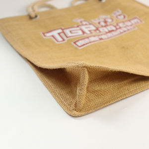 Venta al por mayor <span class=keywords><strong>baratos</strong></span> grandes bolsas de yute con logotipos personalizados de moda vestido estilo cesta bolsas - Product Image 1