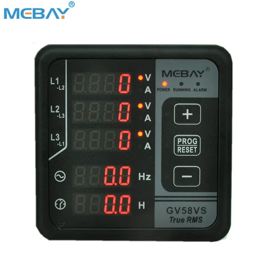 Mebay Digital Frequency Stunden Ampere Meter GV58VS Panel Meter