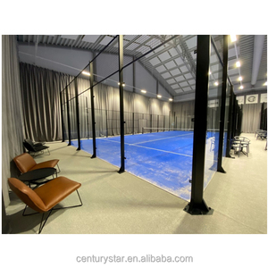 Terrain de <span class=keywords><strong>padbol</strong></span> panoramique pour l'extérieur et l'intérieur, sports en vente avec cancha padel personnalisée - Product Image 3