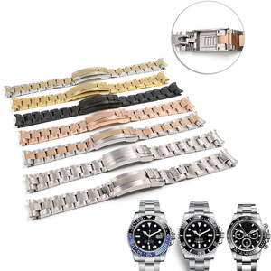 Correa de reloj OEM WYGICOO Screw Links CHARM de acero inoxidable 316L con revestimiento IP/PVD R LEX para Water Ghost <span class=keywords><strong>GMT</strong></span> - Product Image 1