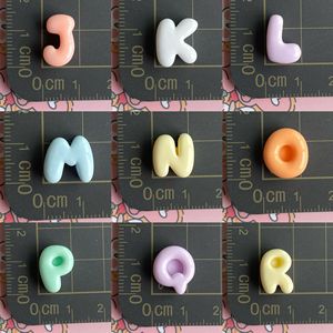 Cabochons en <span class=keywords><strong>r</strong></span>ésine à dos plat, 26 lettres mélangées, pour DIY, scrapbooking, breloques pour coques de téléphone et autres créations - Product Image 2