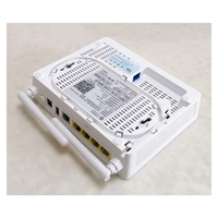 JUQU H1S-3 GPON ONU d'occasion fiable 1GE 3FE, micrologiciel anglais, SC UPC 12V, équipement fibre optique FTTH, modem ONT pour ISP