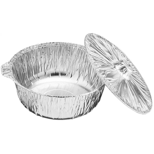 Poêle à aliments de grande taille en aluminium jetable, four en fer-blanc épais, récipients alimentaires, récipients, <span class=keywords><strong>pot</strong></span> chaud avec couvercles - Product Image 4