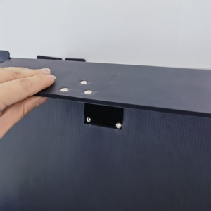 Việt Nam nhà máy tùy chỉnh PP Hollow Board thủy tinh corflute lưu trữ Crate đồ ăn vận chuyển sóng hộp nhựa với Divider - Product Image 6