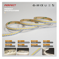 Bande LED SMD2835 240LED/M certifiée CE et homologuée UL - Multi-CCT 2700K-6500K, IRC élevé >90, PCB 10mm, DC24V, Europe-USA, Vente chaude