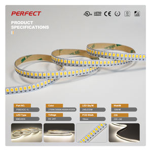 UL Listed CE Certified SMD2835 240LED/M LED <b>Strip</b> - Multi-CCT 2700K-6500K High CRI >90 10mm PCB DC24V Europe-US Hot-Selling - Product Image 4