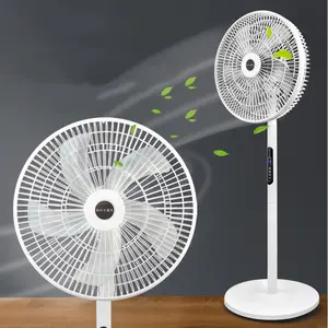 2023 New 16inch remote control electric fan industrial floor luxury home standing fan AC 220V Cooling Tower & Pedestal Air fan