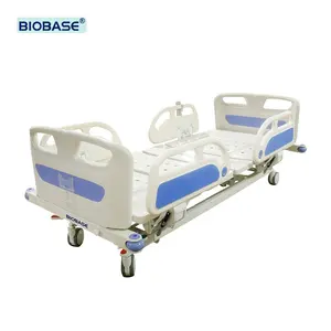 BIOBASE Double-Crank Hospital Bed Model MF205S Single-Crank Hospital Bed Flat Metal Bed Price