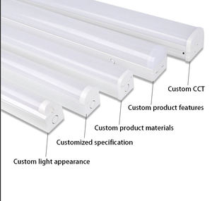 Free Sample OEM/ODM Custom Lamp <b>Led</b> Light Custom Pc Body Warehouse Office Smd2835 <b>Led</b> <b>Tubes</b> <b>Led</b> Customizable BattenLight - Product Image 1