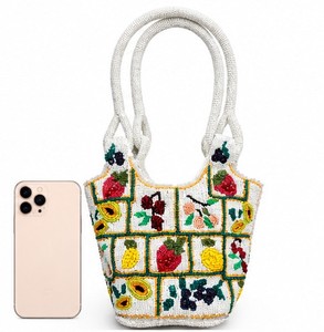 Indian Supplier Handmade Embroidered <b>Beaded</b> Handbag Stylish Womens Party <b>Purse</b> for Weddings Festivals Available at Best Price - Product Image 1