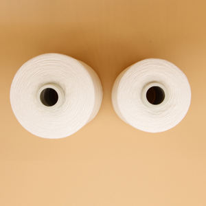 60s/3 Dyed White Cotton Sewing <b>Thread</b> 100% Algodon Hilos for Clothing Application 60s/3 Raw White Color - Product Image 5