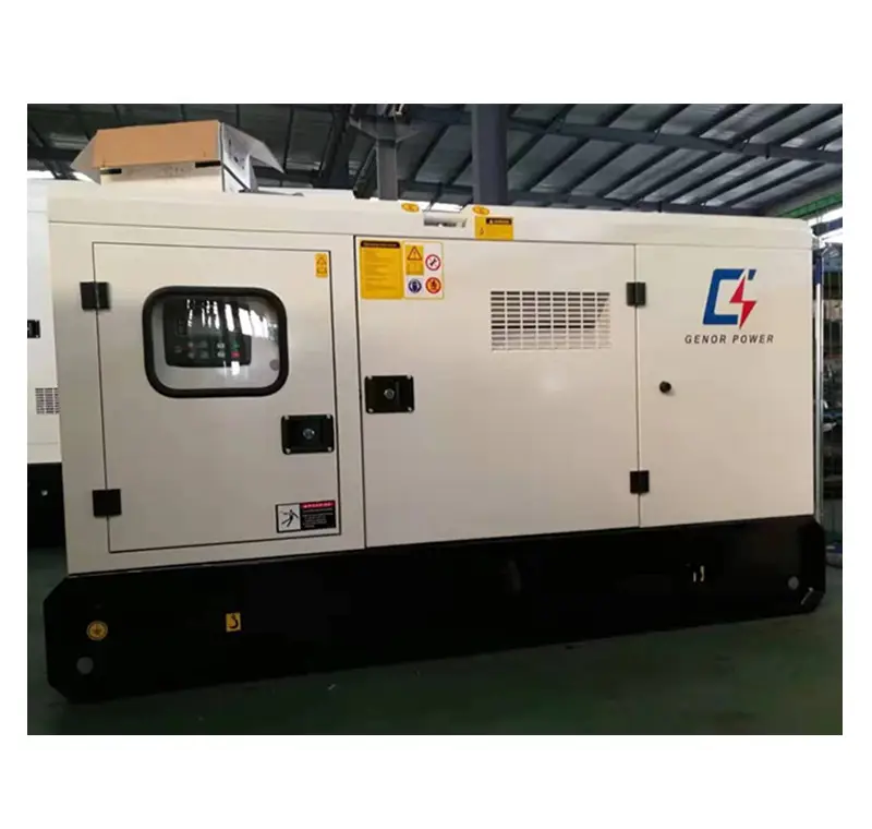 with Perkins diesel engine electric soundproof ac generator 33 kva