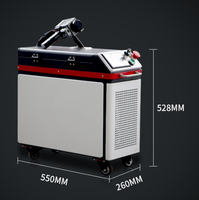 Machine de nettoyage au laser à fibre pulsée Mopa 300W, pistolet de nettoyage au laser JPT, nettoyeur laser, éliminateur de rouille, d'huile et de peinture pour métal, bois, pierre