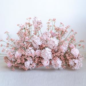 Magnifique Boule de Fleurs en Gypsophile Rose, <span class=keywords><strong>Fausse</strong></span> en PE, pour Mariage, Décoration de Vitrine, Voitures, Cérémonies, Style Noël - Product Image 3