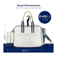 Sac de raquettes de pickleball et de badminton en nylon, séparation sec-humide, grande capacité, amovible, à porter à la main/en bandoulière, rangement multifonctionnel