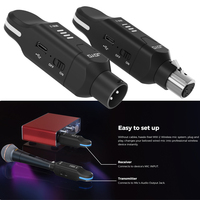 JOYO Nouveau Système de Microphone MW-2 en Gros Rechargeable avec Batterie Intégrée Bande ISM 2,4 GHz Émetteur-Récepteur Audio Sans Fil