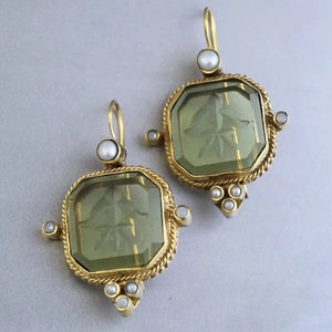 Vintage Inspired Pearl Look Drop Earrings for Women Elegant Artistic Style Daily Fashion Ear Jewelry - Product Image 2