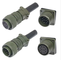 Conectores Aeroespaciales y Automotrices MIL MS 5015 Estándar 10A MS3016/3102, Conectores Macho y Hembra