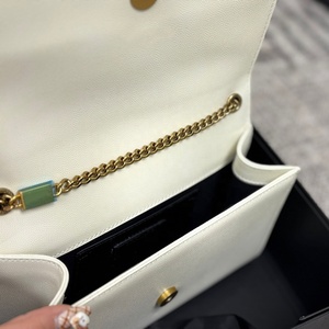 新款奢华女式真皮手提包，时尚包，带字母装饰，涤纶内衬，四季通用手提包 - Product Image 5