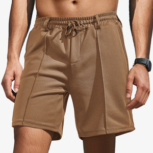 Pantalones cortos deportivos de verano para hombre, de poliéster negro, con cordón, ajuste holgado, informales, para la playa y actividades al aire libre - Product Image 4
