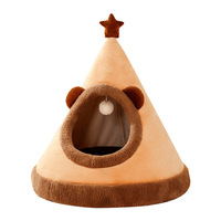 Commande en gros Lit pour animaux de compagnie en forme de yourte respirant écologique pour chats et chiens Maison pour animaux de compagnie de taille moyenne/grande Design unique toutes saisons