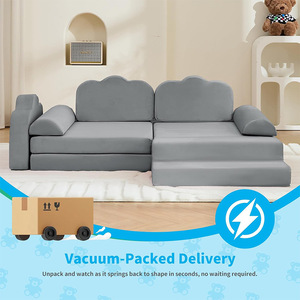 Giving Tree <b>Kids</b> Modular <b>Sofa</b> Castle Play Stool High Resilience Foam 3 Years And Above - Product Image 4