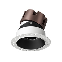 15 ° 24 ° 36 ° 60 ° Angle réglable Anti-éblouissement Concave Anti-éblouissement Commercial Intérieur Downlight