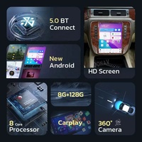 Radio Mobil 128G 12.1 Inci untuk GMC Yukon Chevrolet Tahoe Silverado 2007-2013 Android 13 Multimedia GPS Navigasi Player Head Unit