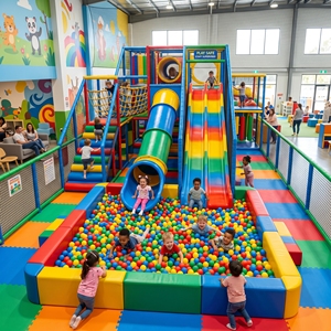 Équipement de terrain de jeu intérieur personnalisable, prix de gros, fournisseur pour projet de <span class=keywords><strong>centre</strong></span> de jeux pour enfants - Product Image 5