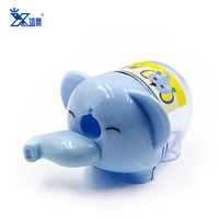 Taille-crayon transparent personnalisé fantaisie et mignon en plastique pour enfants fournitures scolaires taille-crayon éléphant à vendre