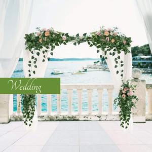 Artificial Ivy Vine Silk Flower Green <b>Leaves</b> <b>Decoration</b> For <b>Wall</b> Hanging Indoor Outdoor Use - Product Image 2