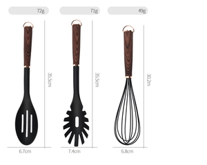 Bền đồ nấu nướng 7-mảnh <span class=keywords><strong>Nylon</strong></span> đồ dùng nhà bếp Bộ an toàn cho không dính chảo và chậu - Product Image 6