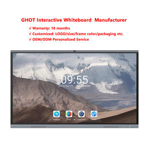 Pizarra Interactiva Inteligente GHOT de 75 Pulgadas 4K con 40 Puntos Táctiles, Sistema Operativo Dual, Montaje en Pared para Aulas Escolares - Product Image 6