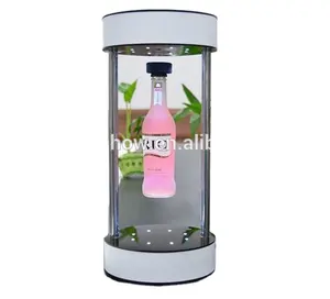 Soporte de exhibición de botella flotante magnético de acrílico, proveedor de China