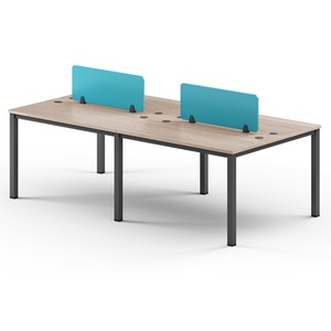 Staff Screen Desk with Socket Storage Cubicle Modular <b>Office</b> Desk Workstations Furniture - Product Image 1