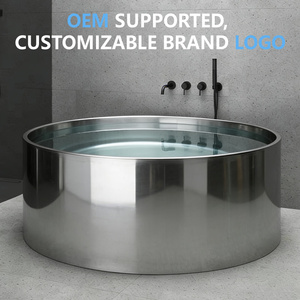 Bañera de Hidromasaje de Acero Inoxidable 304 de Fábrica, OEM ODM, Bañera de Hielo Personalizada para Recuperación de Atletas, Bañera de Inmersión Fría para Interiores y Exteriores - Product Image 1