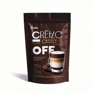 Pochette debout à fermeture éclair en plastique de qualité alimentaire personnalisée impression par héliogravure de l'humidité pour l'emballage de la valve pour le café éthiopien Sushi - Product Image 4