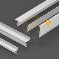 Prix d'usine Profilés en aluminium pour plafond tendu en tissu, bande LED intégrée, et murs en tissu tendu