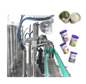 Stainless Steel Aluminum Can Ketchup Filling Line 220V Easy Operate Liquid Gas Power Sealing Machine Core Engine Beverage