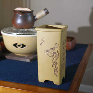 Maceta para Bonsái de Orquídeas Zisha, Hecha a Mano, de Arcilla Púrpura, para Escritorio, Tamaño Pequeño - Product Image 2