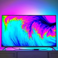 Bande lumineuse LED pour téléviseur Banqcn, synchronisation avec la musique du téléviseur, prise en charge 4K HDR, avec boîtier de synchronisation.
