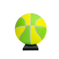 Ballon de tennis géant pour chien, personnalisable avec logo, écologique, pressurisé, avec feutre acrylique taïwanais et rebond de 105 à 120 cm