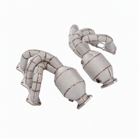Downpipe en acier inoxydable 304 de qualité supérieure pour Porsche 718 Boxster GTS 4.0 982, améliore l'efficacité de collecte des gaz, optimisation de la performance de course