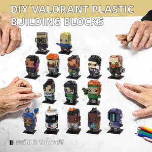 Ensemble de figurines de construction MOC DIY en plastique, jouet de construction à assembler, modèle à exposer, cadeau pour activités promotionnelles - Product Image 2