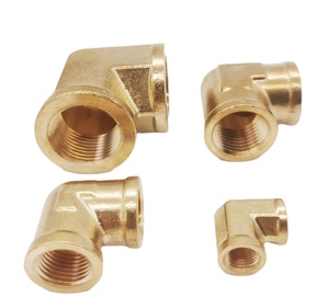 Codo de latón fiable con rosca hembra NPT de 1/8 para uniones fuertes - Product Image 5