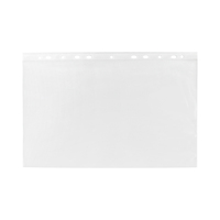 Classeur A4 à anneaux en PP perforé, 100 pièces, pochette perforée personnalisée, housse de protection pour pages mobiles à 11 trous