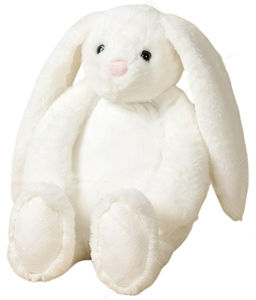 Songshan Toysoemカスタム長耳kwaiiウサギ人形ぬいぐるみ昇華ロゴ服イースターバニーぬいぐるみベビーギフト - Product Image 3